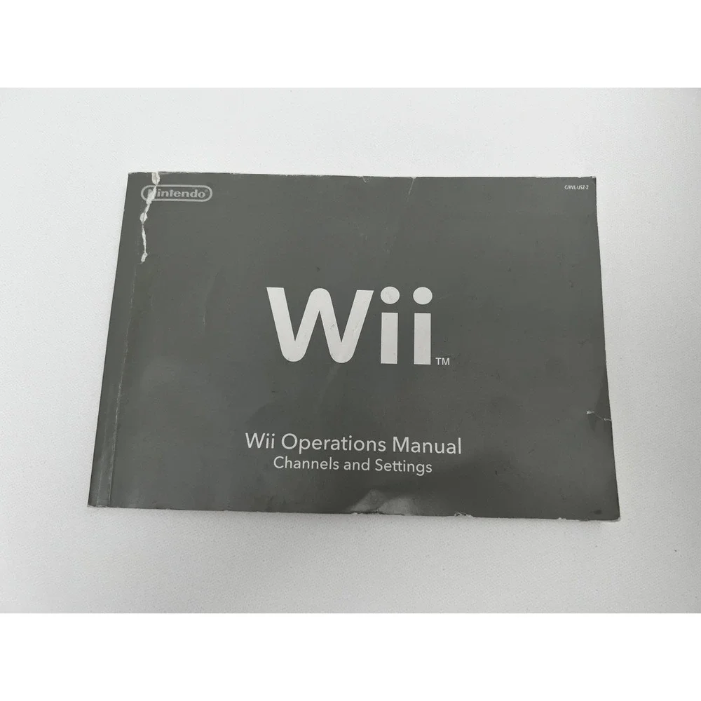 Nintendo Wii Video Game System RVL-001 Console Bundle Tested Retro + 5 Wii Games